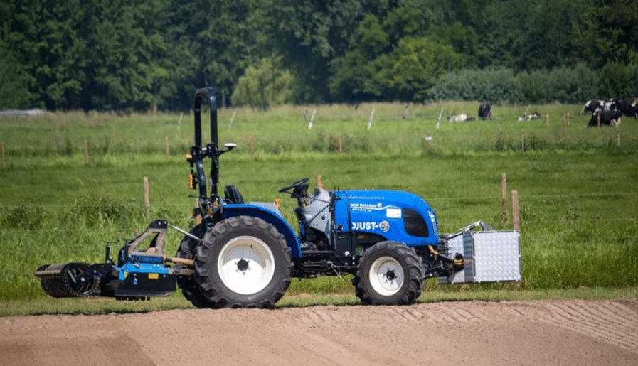 ILVO; autonome trekker; zelfrijdende tractor: elektrische trekker; DJUST-E;